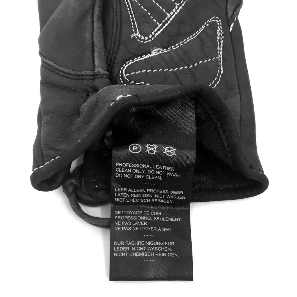 Harley-Davidson Leather Lace Up Riding Gloves Women's XL